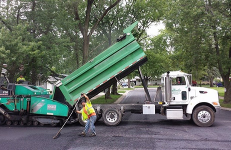 Shepley six-wheel paver